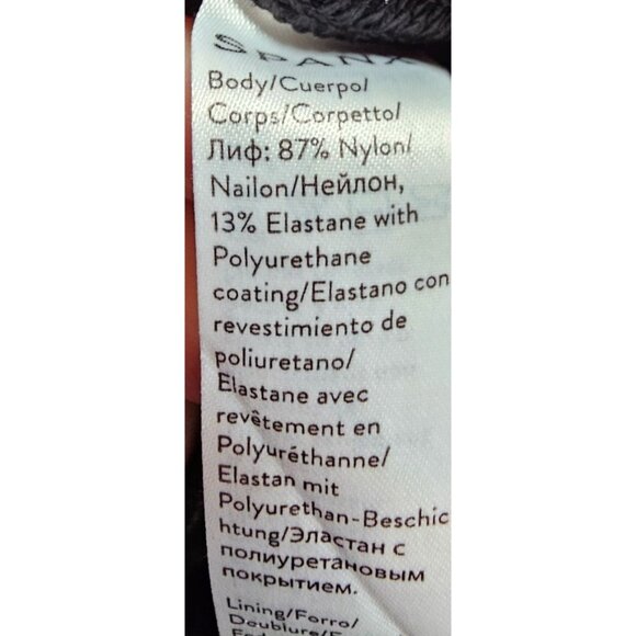 Spanx Womens S Quilted Faux Leather Leggings in Very Black - Picture 15 of 16